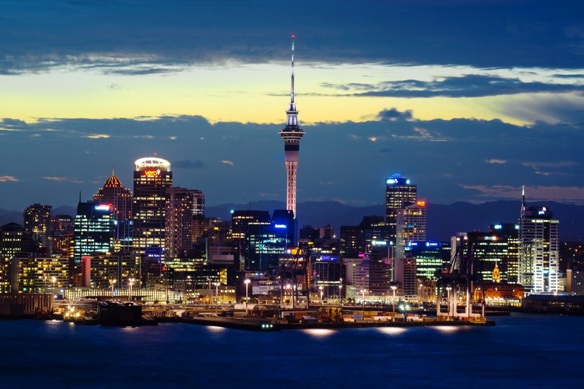 Auckland Skyline - Dusk