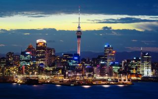 Auckland Skyline - Dusk